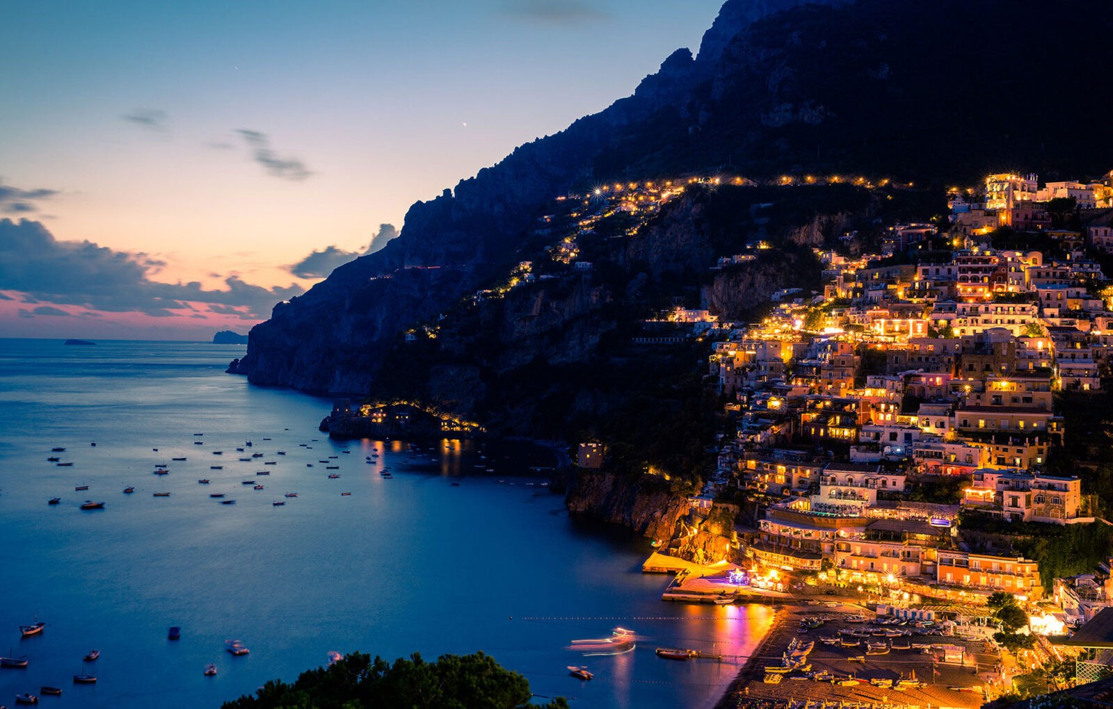 Sunset Boat Tour Amalfi Coast Direction Capri